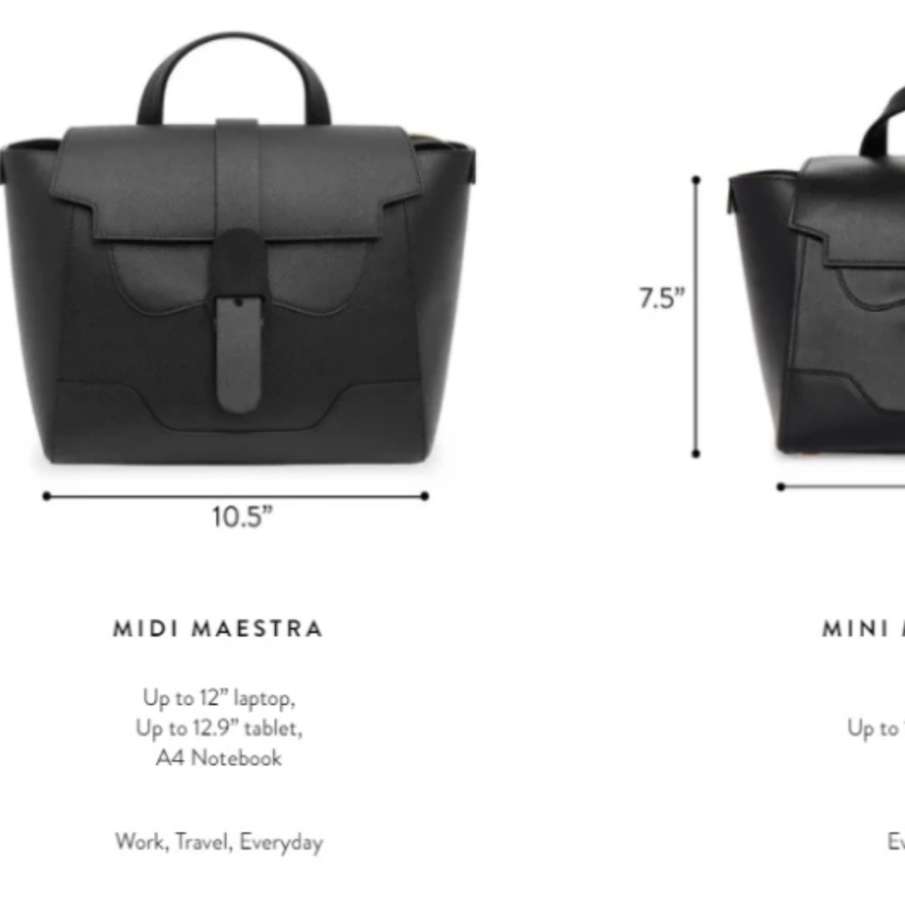 Senreve black midi maestro bag - Picture 11 of 11